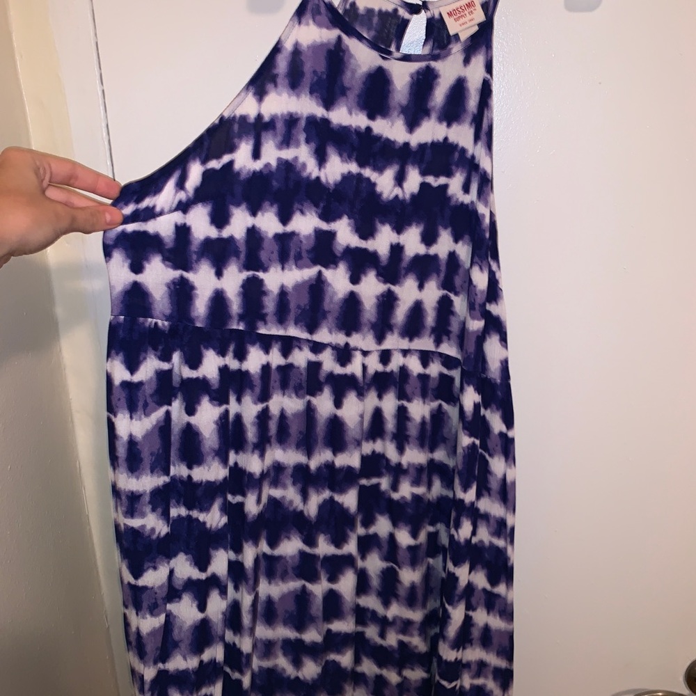 Blue tie die dress from Target